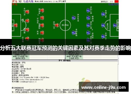 分析五大联赛冠军预测的关键因素及其对赛季走势的影响 分析五大联赛冠军预测的关键因素及其对赛季走势的影响