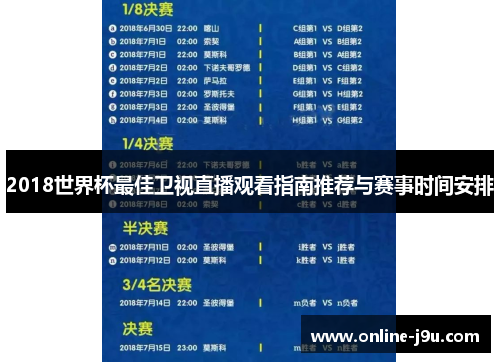 2018世界杯最佳卫视直播观看指南推荐与赛事时间安排