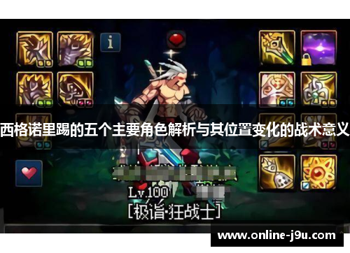 西格诺里踢的五个主要角色解析与其位置变化的战术意义